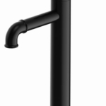 Grifería alta para lavamanos Katiuska color negro mate