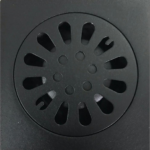 REJILLA  DE ACERO INOXIDABLE 10x10 NEGRO MATE